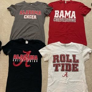 Official Alabama Cheer practice tshirts